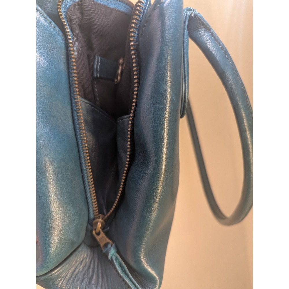 WANDERERS TRAVEL CO Aqua Como Luxury Designer Handbag Shoulder Bag $249 purse - Picture 9 of 16